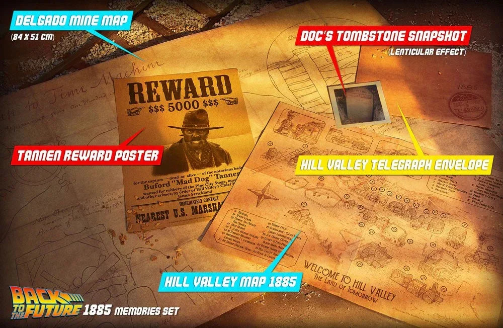 Back To The Future Tidsresor Minnen Kit Standardutgåvan Doctor Collector