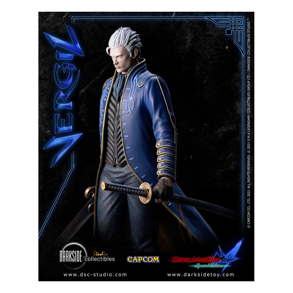 Devil May Cry 4 Premium Figur 1/4 Vergil 51 cm Darkside Collectibles Studio