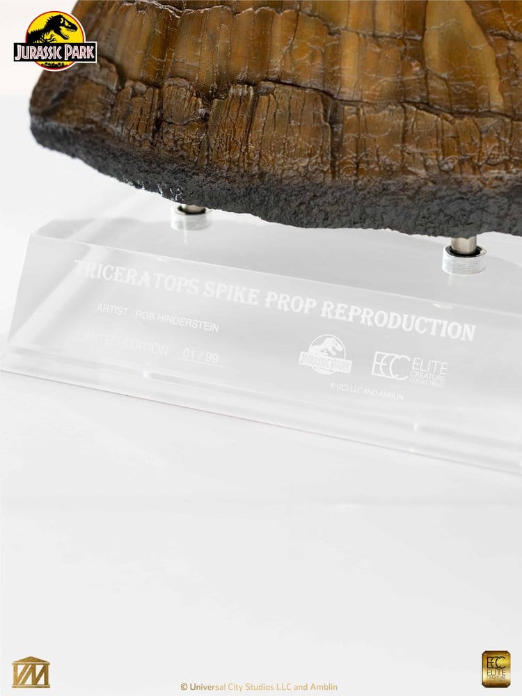 Jurassic Park Figur Triceratops Spik Prop (Återgivning) 19 cm