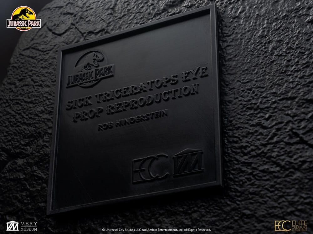 Jurassic Park Figur Triceratops Ögonrekvisita (Reproduktion) 35 cm