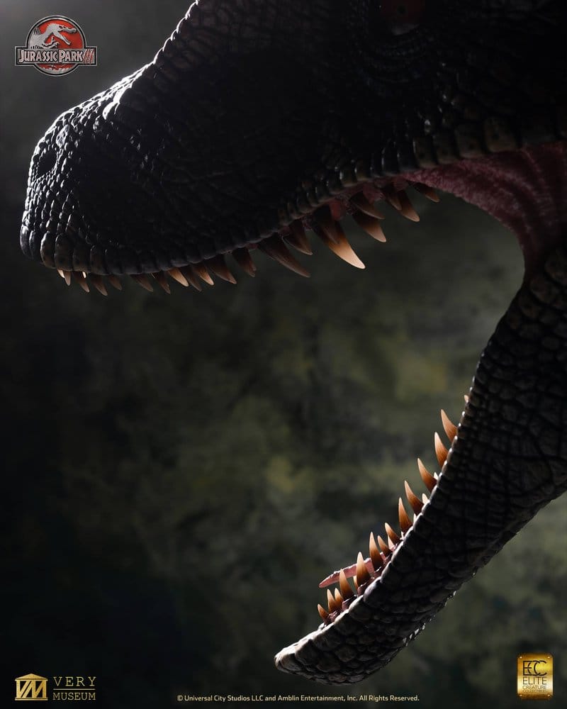 Jurassic Park III Life Size Bust Male Alpha Velociraptor "Blood Knight" 83 cm