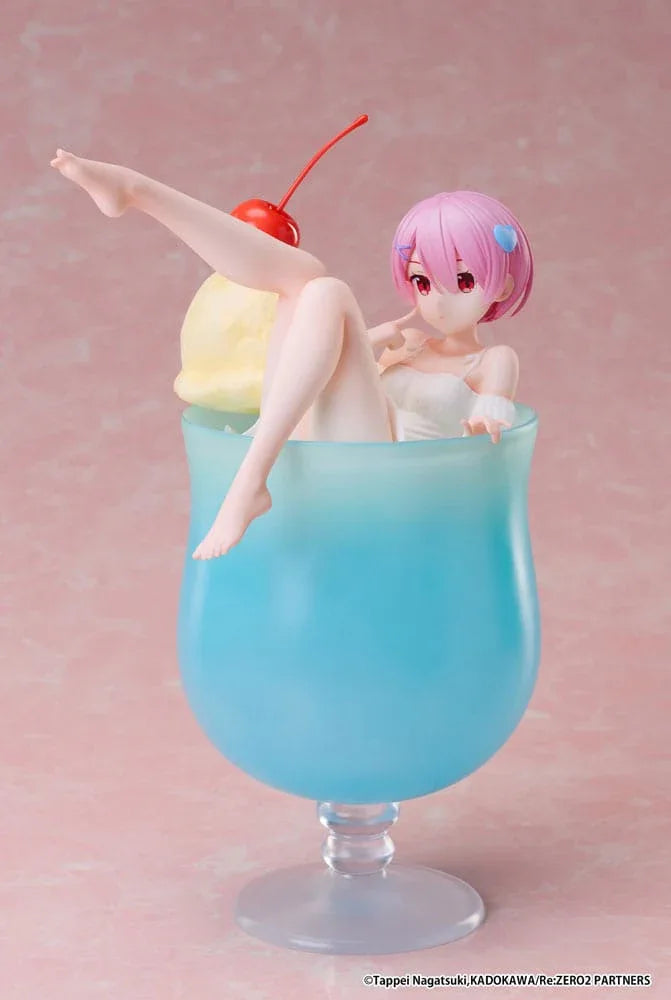 Re:Zero Starting Life in another World PVC Figur 1/7 Ram Cream Soda Ver. 21 cm Elcoco