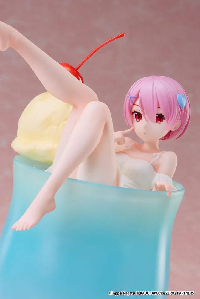 Re:Zero Starting Life in another World PVC Figur 1/7 Ram Cream Soda Ver. 21 cm Elcoco