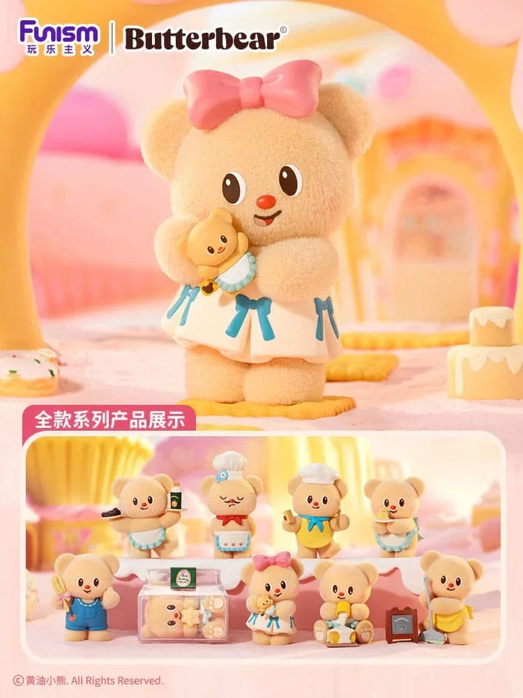Butterbear My Buttery Bakery Series Mini Figures - Display med 8 Figurer Funism