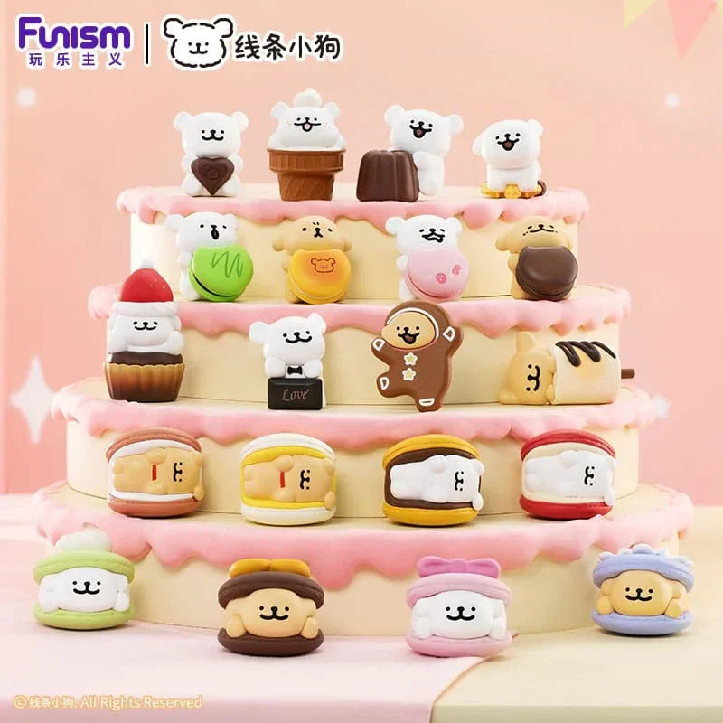 Maltese Sweet Box Series Mini Figurer 3-Pack Valpansikte 9 cm Utställning (6) Funism