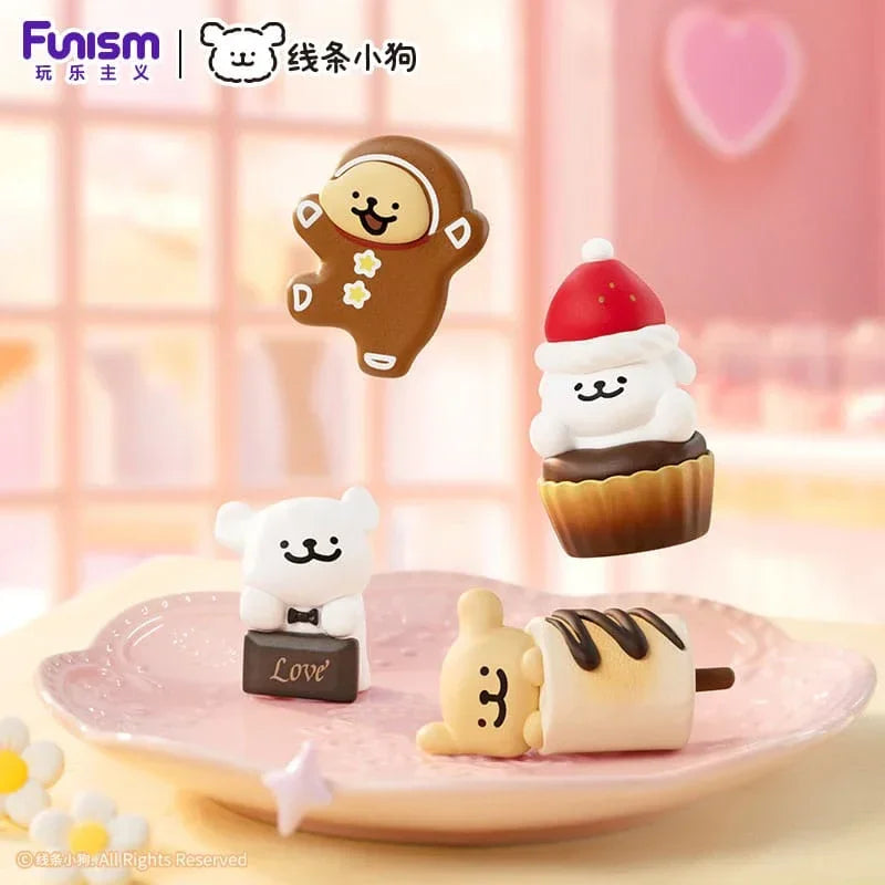 Maltese Sweet Box Series Mini Figurer 3-Pack Valpansikte 9 cm Utställning (6) Funism