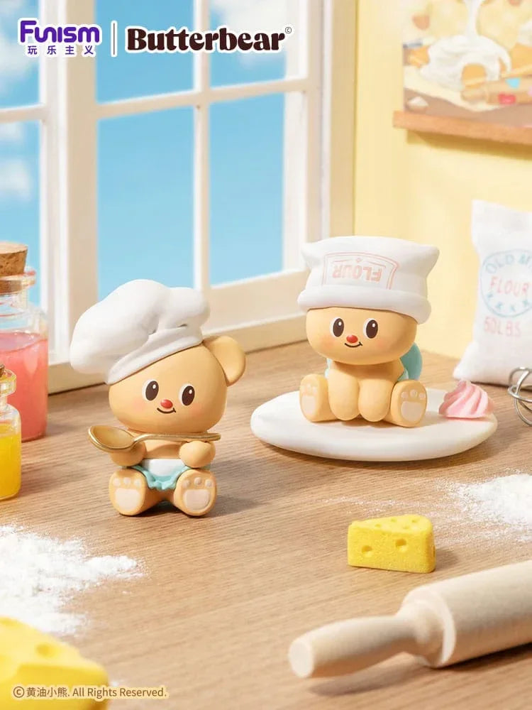 Butterbear Baked with Love Series Mini Figures 3-Pack Chubby Face 9 cm Display (6) Funism