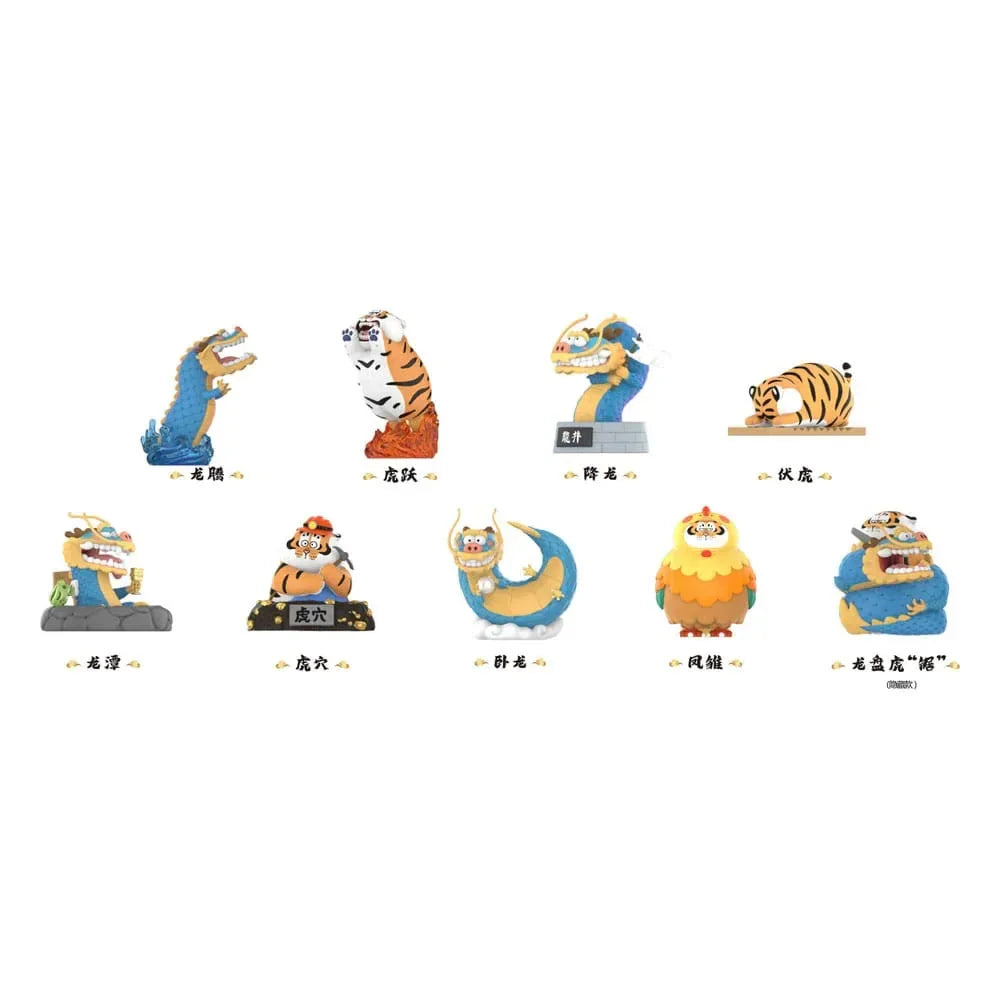 I Am Not Fat Tiger Long Teng Hu Yue Series Mini Figures - 9 cm Display (8) Funism