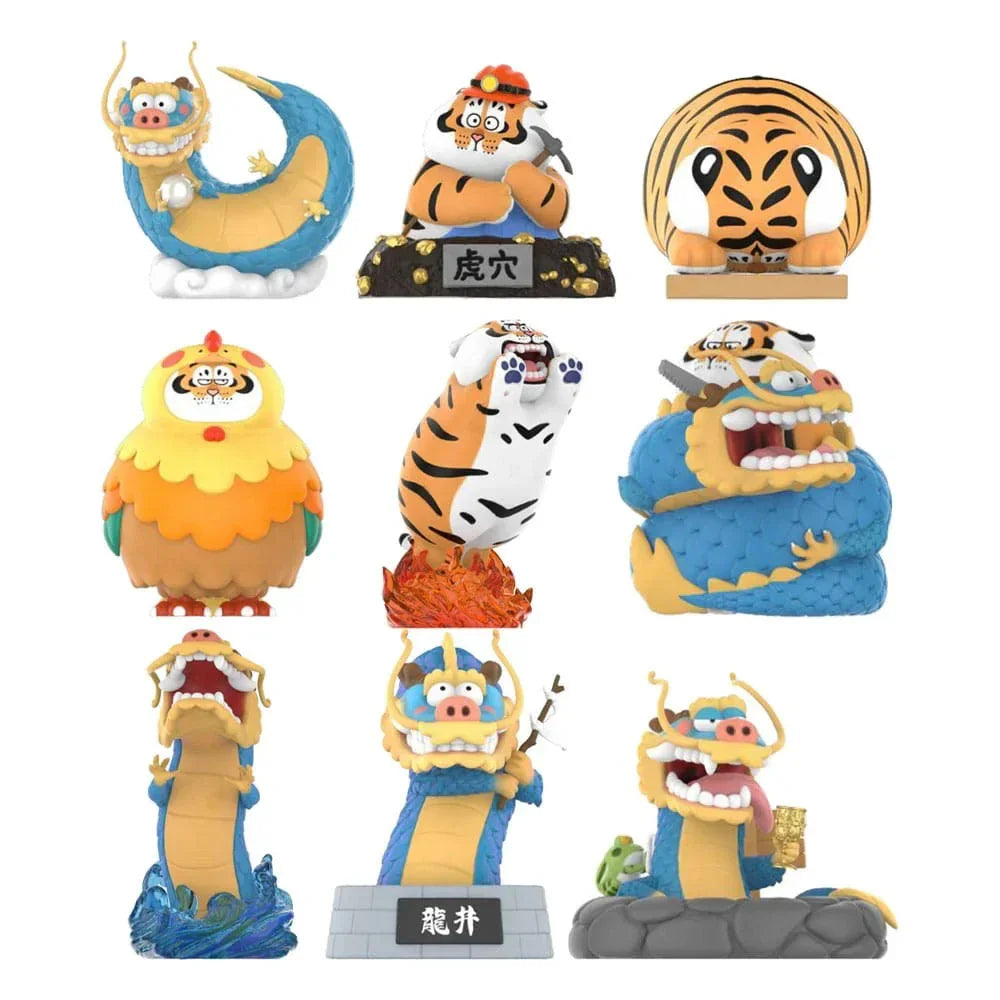 I Am Not Fat Tiger Long Teng Hu Yue Series Mini Figures - 9 cm Display (8) Funism