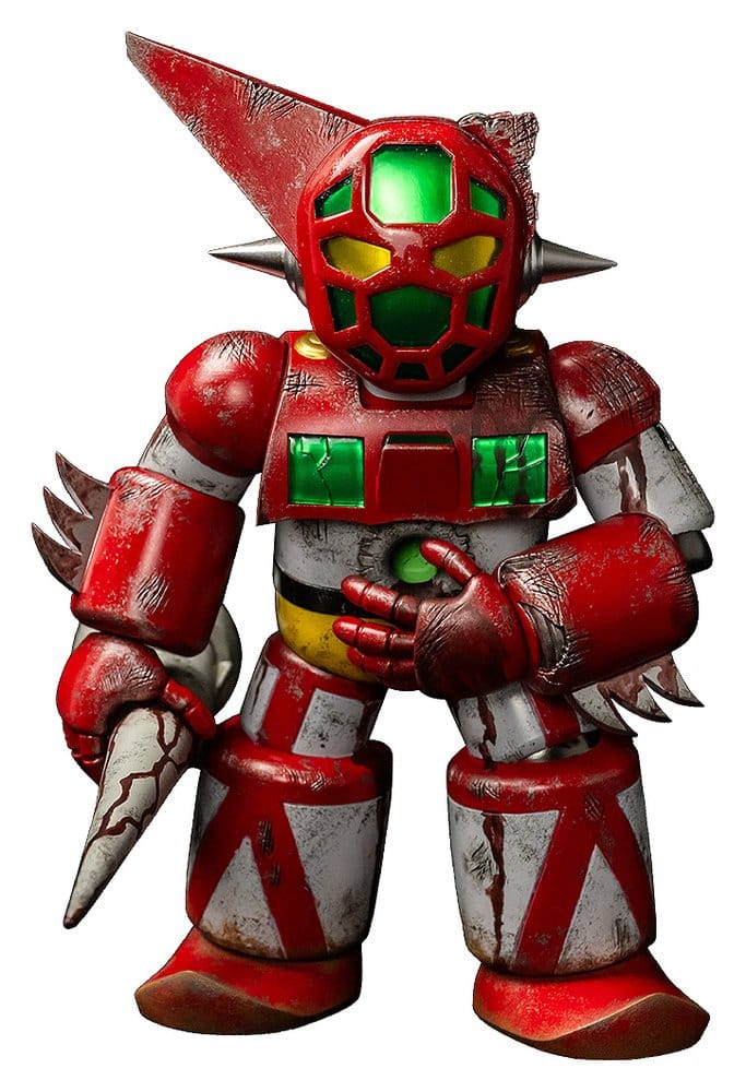 Shin Getter Robo vs Neo Getter Robo Chibi Creature Figur Första Getter Robo-1 (Det slutgiltiga slaget i New York) 17 cm