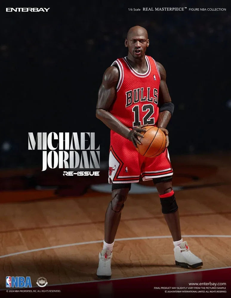 NBA Collection Real Masterpiece Actionfigur 1/6 Michael Jordan I'm Back Edition Limited 30 cm Enterbay