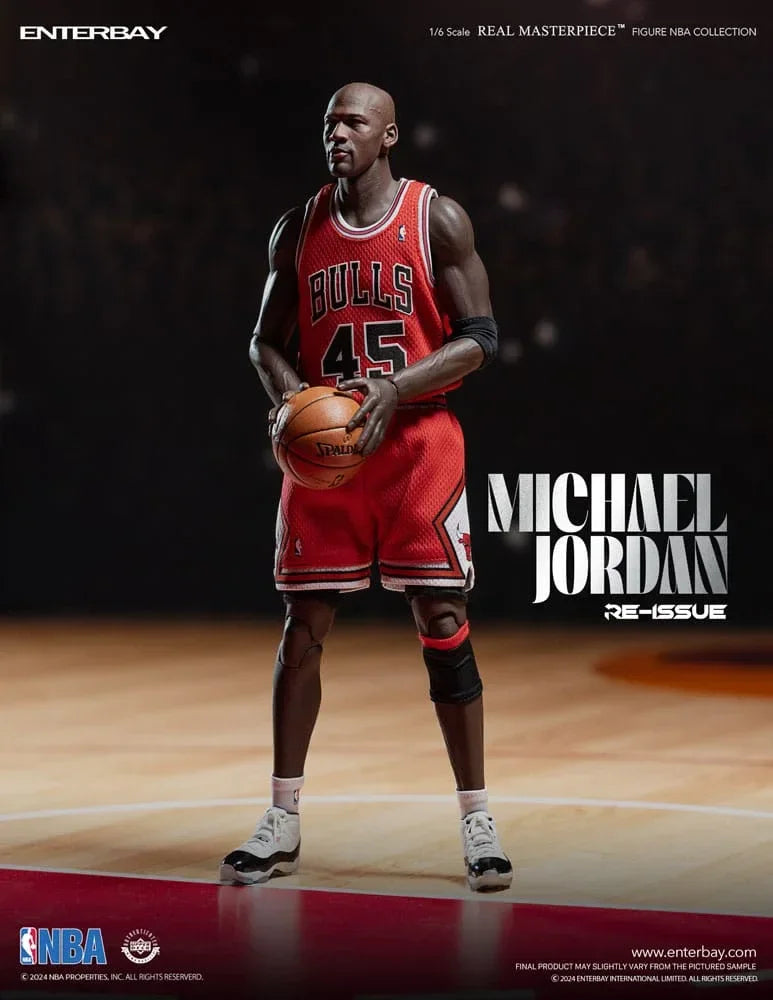 NBA Collection Real Masterpiece Actionfigur 1/6 Michael Jordan I'm Back Edition Limited 30 cm Enterbay