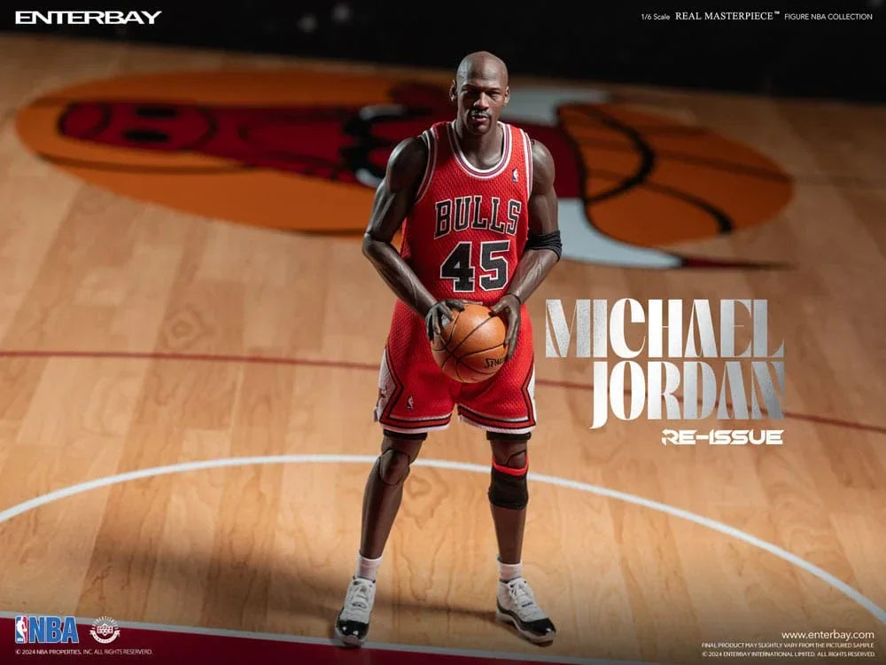 NBA Collection Real Masterpiece Actionfigur 1/6 Michael Jordan I'm Back Edition Limited 30 cm Enterbay