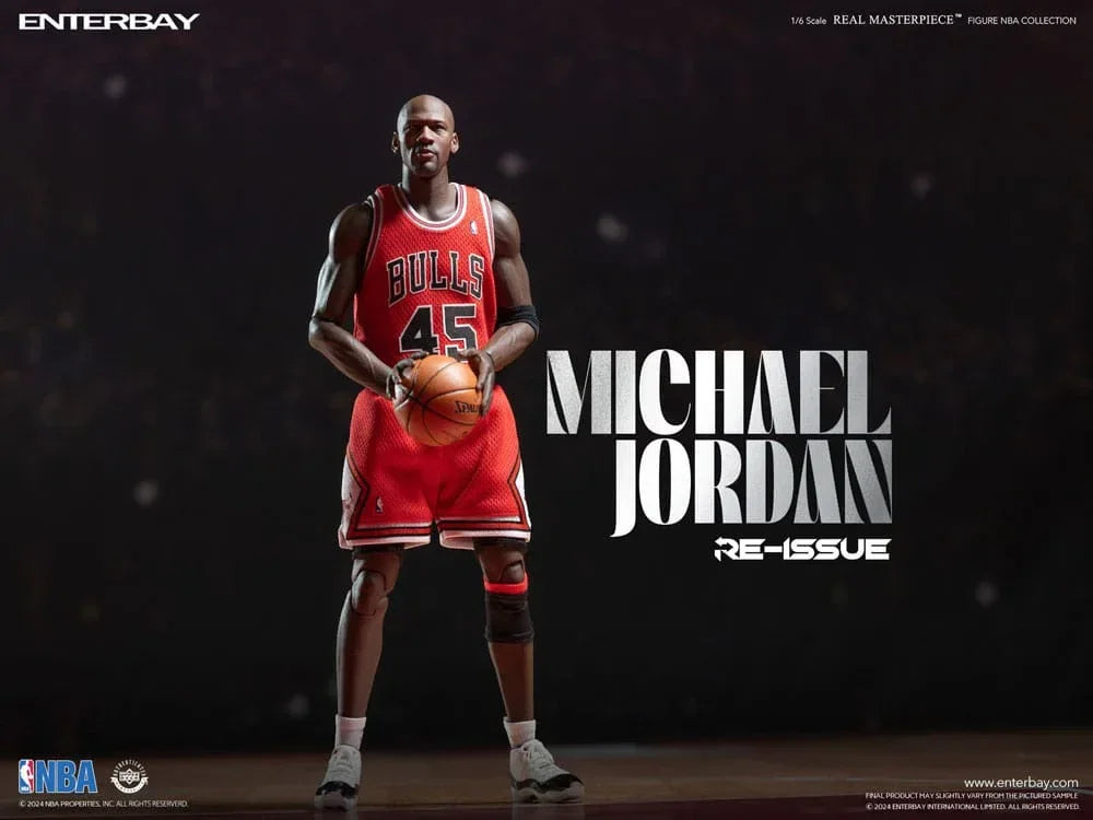 NBA Collection Real Masterpiece Actionfigur 1/6 Michael Jordan I'm Back Edition Limited 30 cm Enterbay