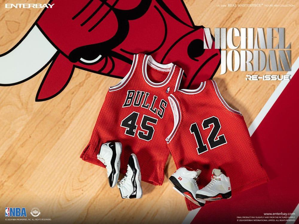 NBA Collection Real Masterpiece Actionfigur 1/6 Michael Jordan I'm Back Edition Limited 30 cm Enterbay