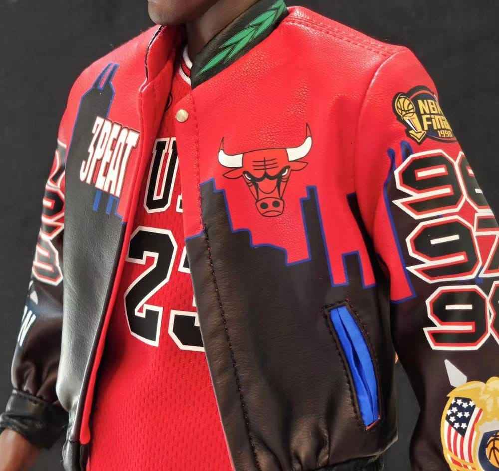 NBA Collection Äkta Mästerverk Actionfigur 1/6 Michael Jordan Serie 2 (Road Jersey Edition) 33 cm
