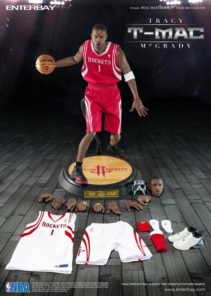 NBA Collection Real Masterpiece Actionfigur 1/6 Tracy McGrady Limited Retro Edition 30 cm Enterbay