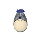 My Neighbor Totoro Rundad Bottenfigur - Stora Totoro med Blad, 7 cm Semic