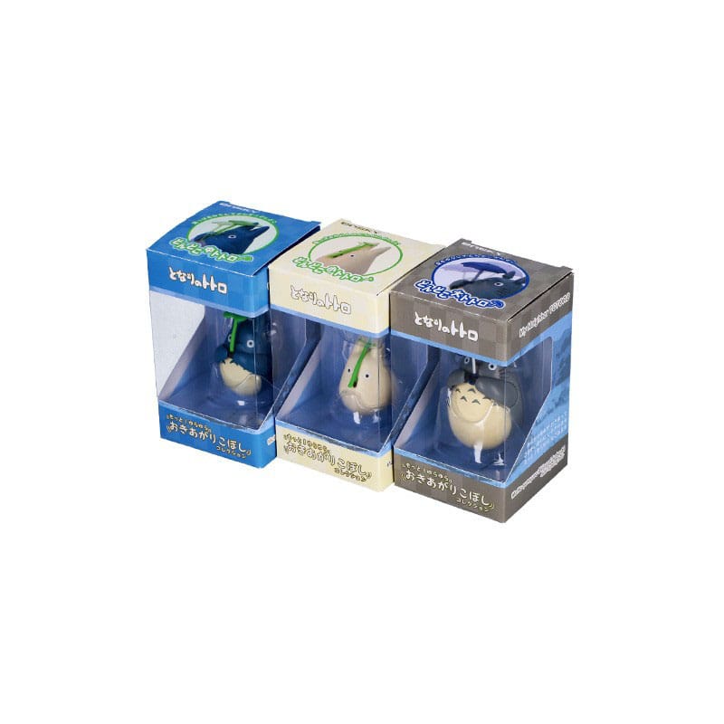 My Neighbor Totoro Rundad Bottenfigur - Stora Totoro med Blad, 7 cm Semic