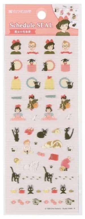 Kiki's Delivery Service Mini Schedule Stickers Collection 1