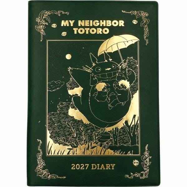 Min Granne Totoro Dagbok Totoro Snurra Topp Grön Guld Folie