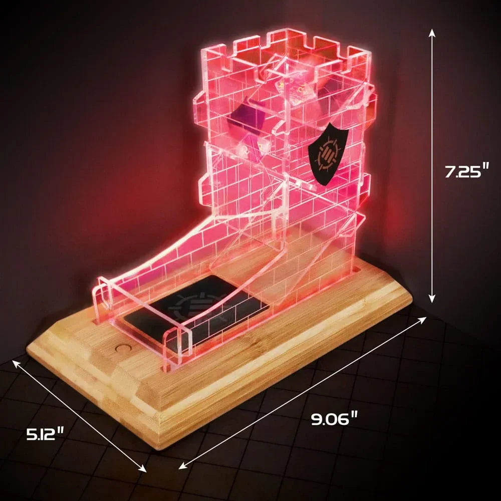 ENHANCE Tabletop Series LED Dice Tower med Tärningsset Klart Enhance