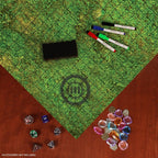 Enhance Tabletop Grid Mat Campaign Kit DnD green