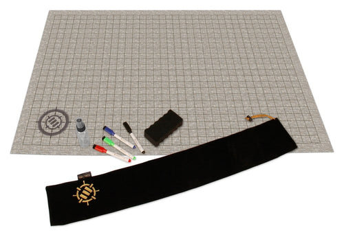 Enhance Tabletop Grid Mat Kampanjkit DnD beige