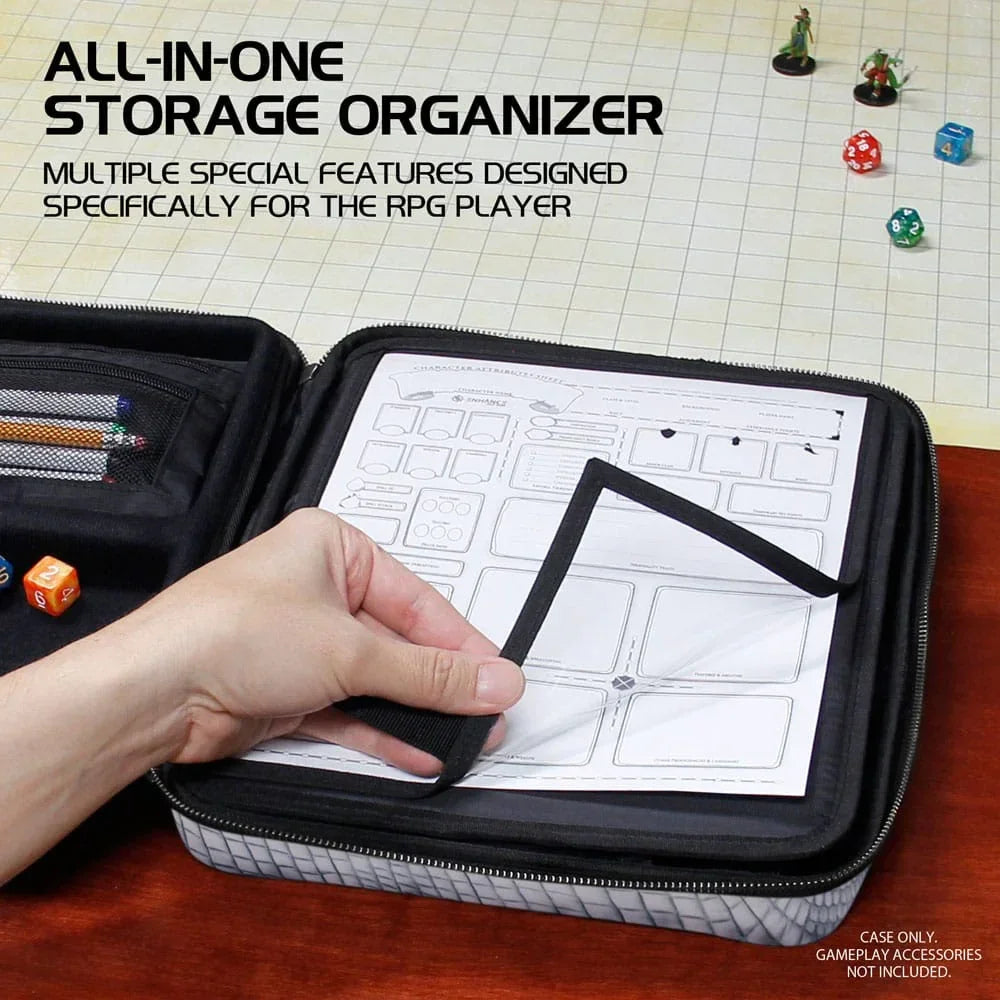 ENHANCE RPG Series Collector's Edition Organizer Case Silver Enhance