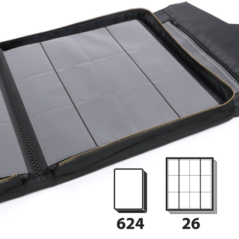 Förbättra TCG Series Spelkortalbum Svart (624 kort)