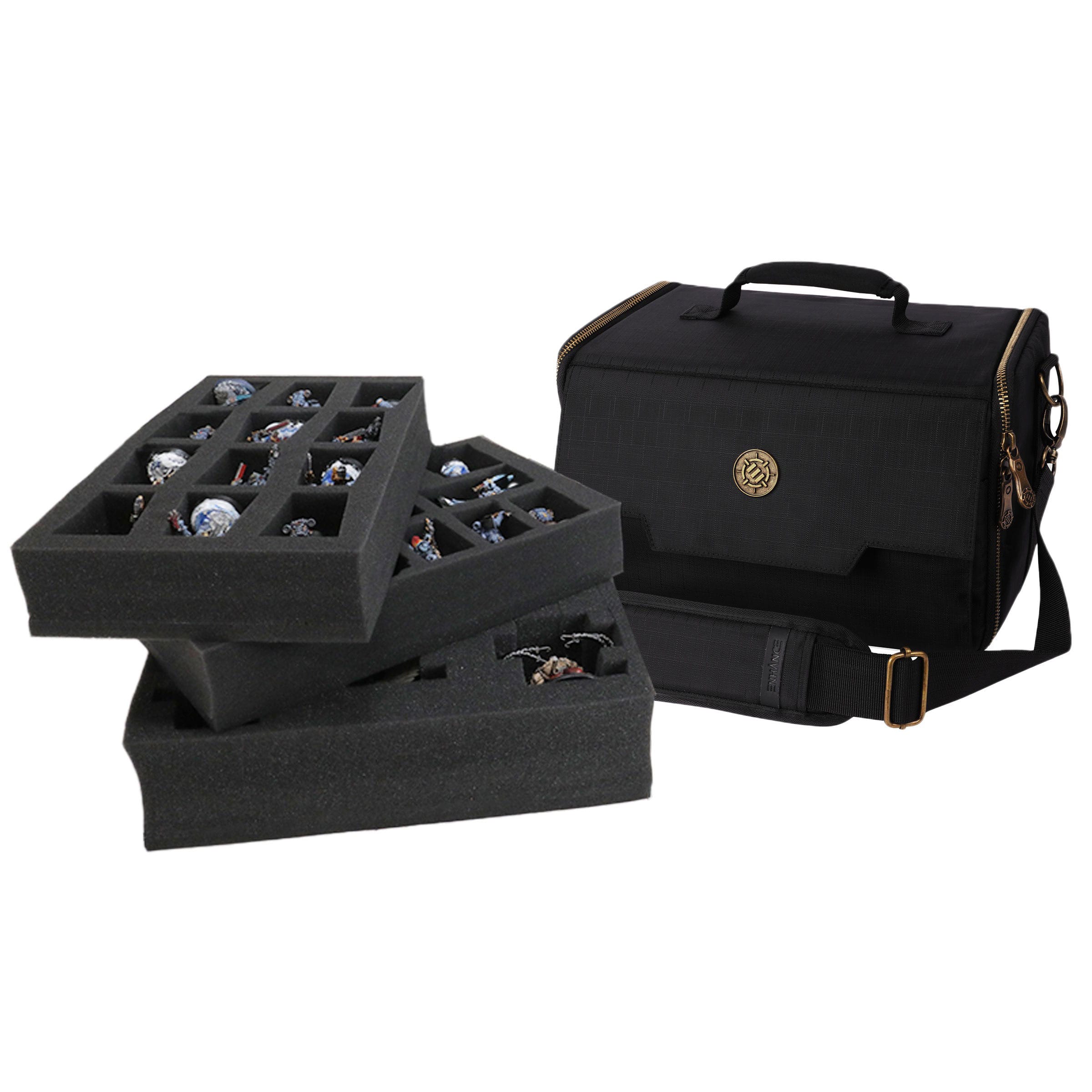 Enhance RPG Mini figur Axelremsväska – Perfekt för Ditt Miniatyrsamling Enhance