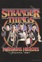 Stranger Things 1000-bitars pussel Hawkins Hjältar