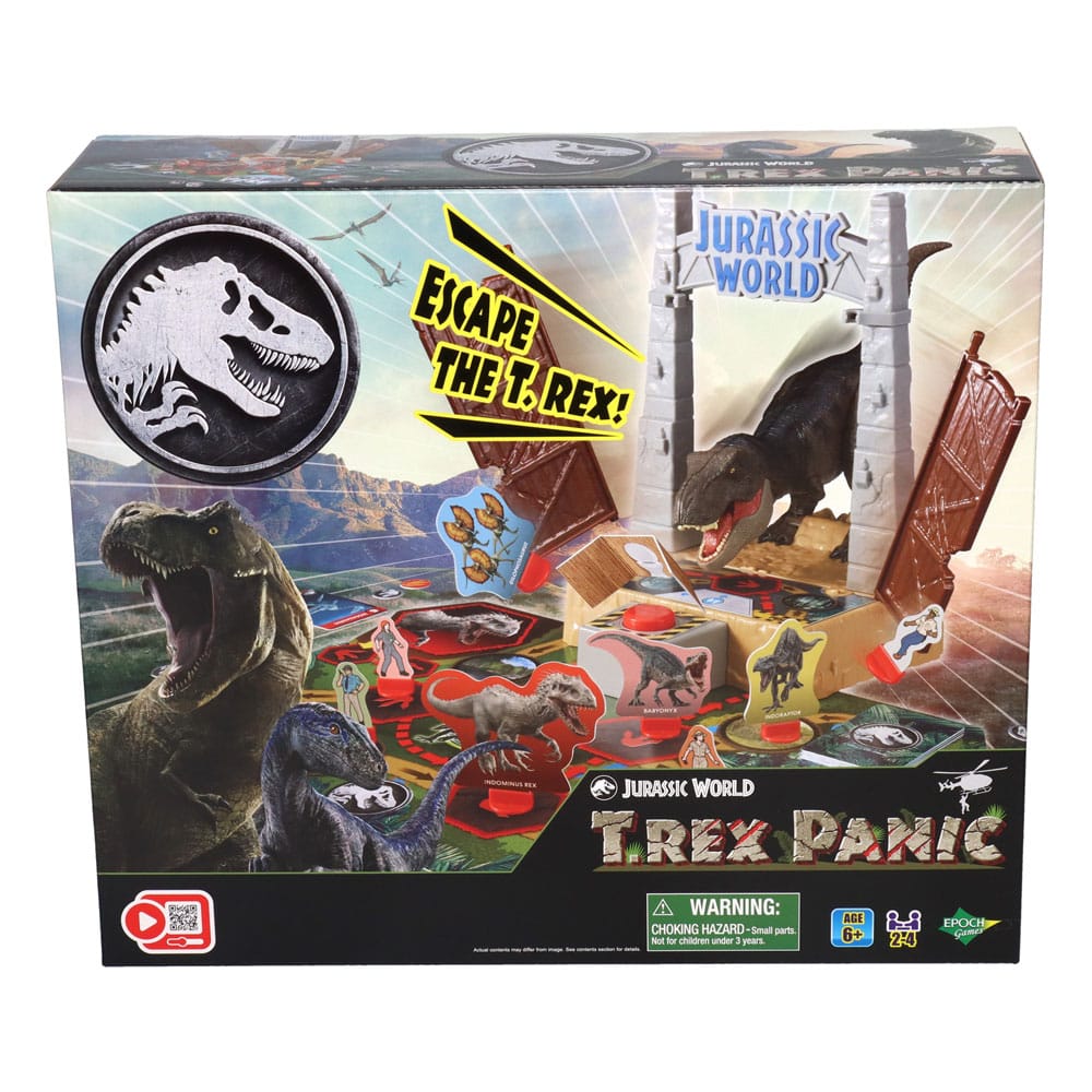 Jurassic World Game: T-Rex Panic – Spännande Dinosaurieäventyr Epoch Toys