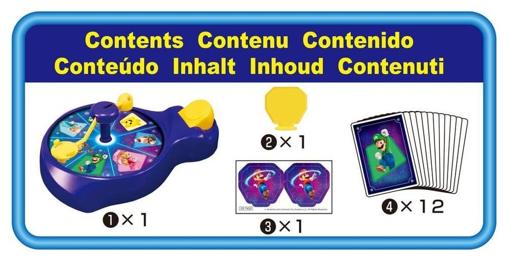 Super Mario game Galaxy Movie Spin'n Match