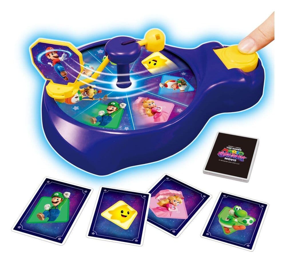 Super Mario Galaxy Film Spin'n Match Spel