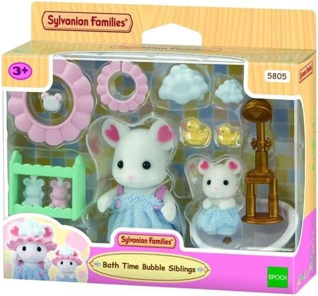 Sylvanian Families: Marshmallow Mouse Bath Fun Play Set Epoch Toys