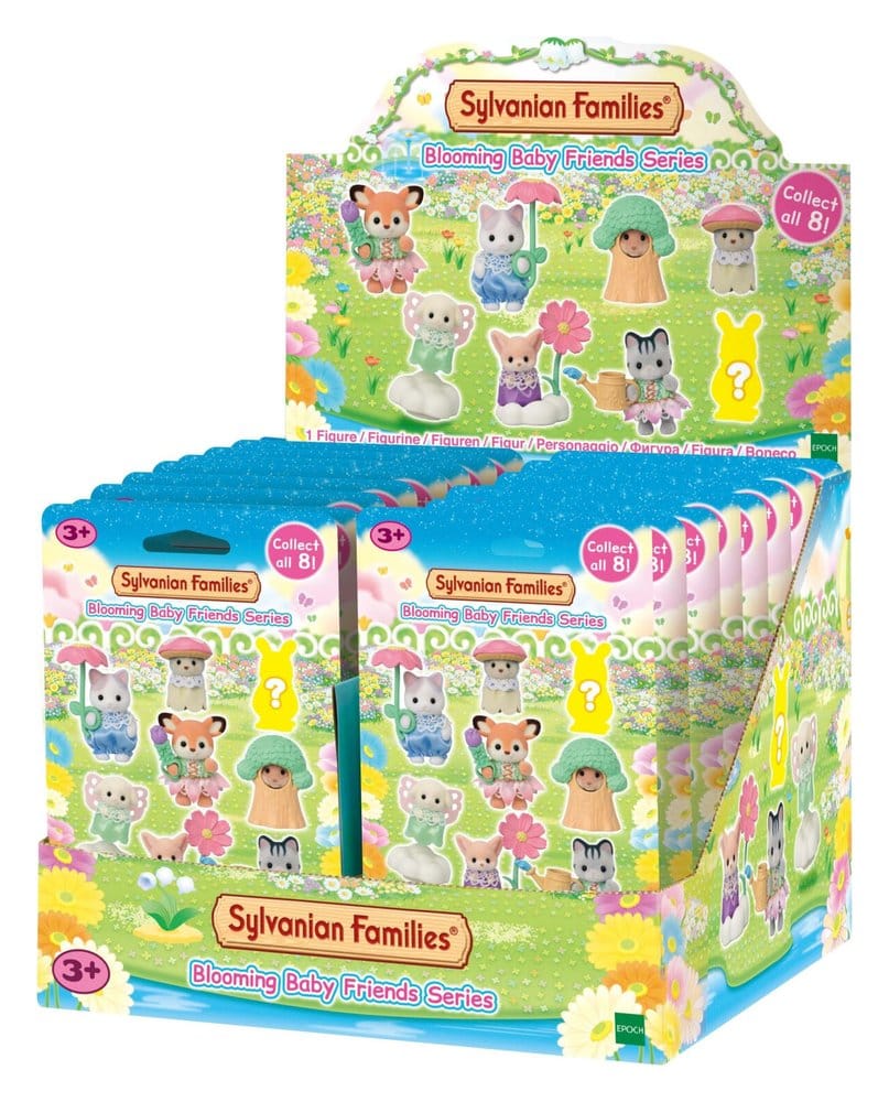 Sylvanian Families: Flowers Baby Friends Blind Bag Figure 5 cm Display (16)