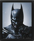 Batman Arkham Origins Inramat 3D Effekt Affischpaket Batman mot Joker 26 x 20 cm (3 stycken)