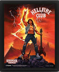 Stranger Things 4 3D Lentikulär Poster Hellfire Tribute