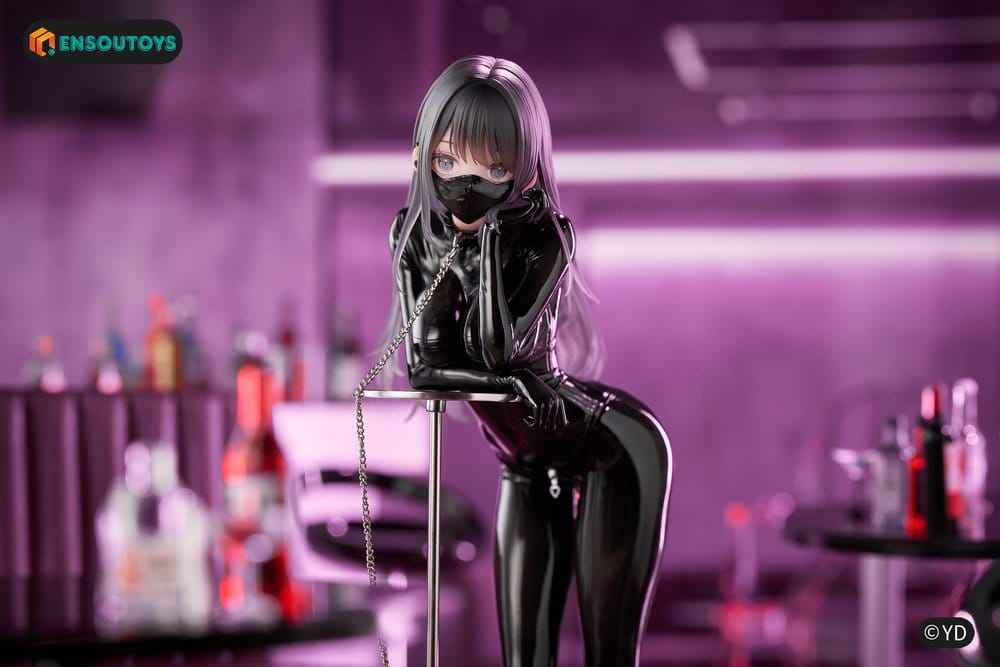 Original Karaktär PVC-Figur 1/6 Miu Kurokawa illustration av YD 25 cm