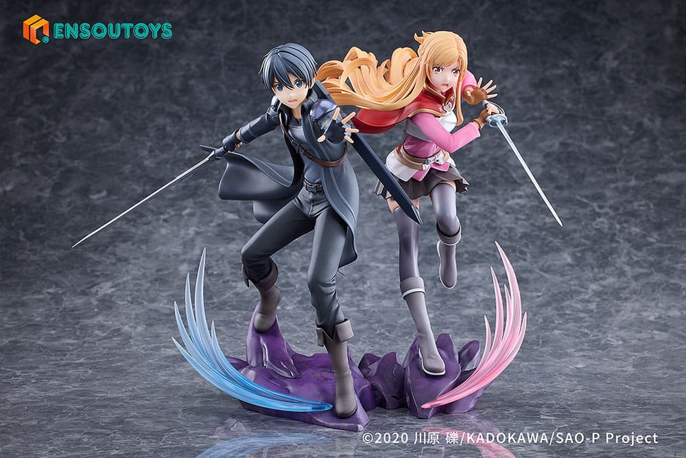 Sword Art Online Figure 1/7 Progressive Scherzo of Deep Night Kirito & Asuna Set