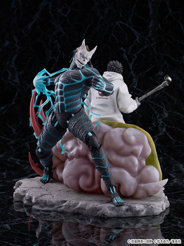 Kaiju No.8 SHIBUYA SCRAMBLE FIGURE PVC Figur 1/7 Kaiju No.8 & Kafka Hibino 29 cm CyberZ