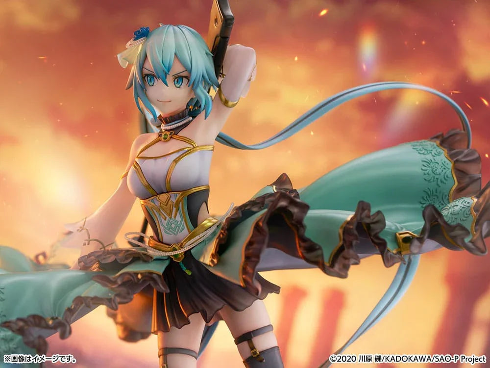 Sword Art Online SHIBUYA SCRAMBLE FIGURE PVC Figur 1/7 Sinon Crystal Dress Ver. 29 cm eStream