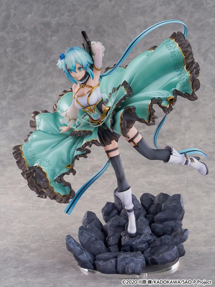 Sword Art Online SHIBUYA SCRAMBLE FIGURE PVC Figur 1/7 Sinon Crystal Dress Ver. 29 cm eStream