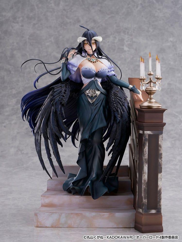 Overlord SHIBUYA SCRAMBLE FIGURE PVC Figur 1/7 Albedo Jet Black Dress Ver. 28 cm eStream