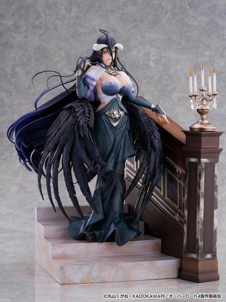 Overlord SHIBUYA SCRAMBLE FIGURE PVC Figur 1/7 Albedo Jet Black Dress Ver. 28 cm eStream