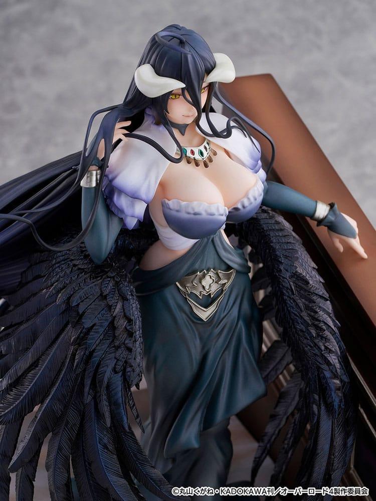 Overlord SHIBUYA SCRAMBLE FIGURE PVC Figur 1/7 Albedo Jet Black Dress Ver. 28 cm eStream