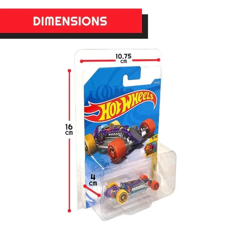 Hot Wheels Blisters 36-Pack för Långt Kort Mainline Evoretro
