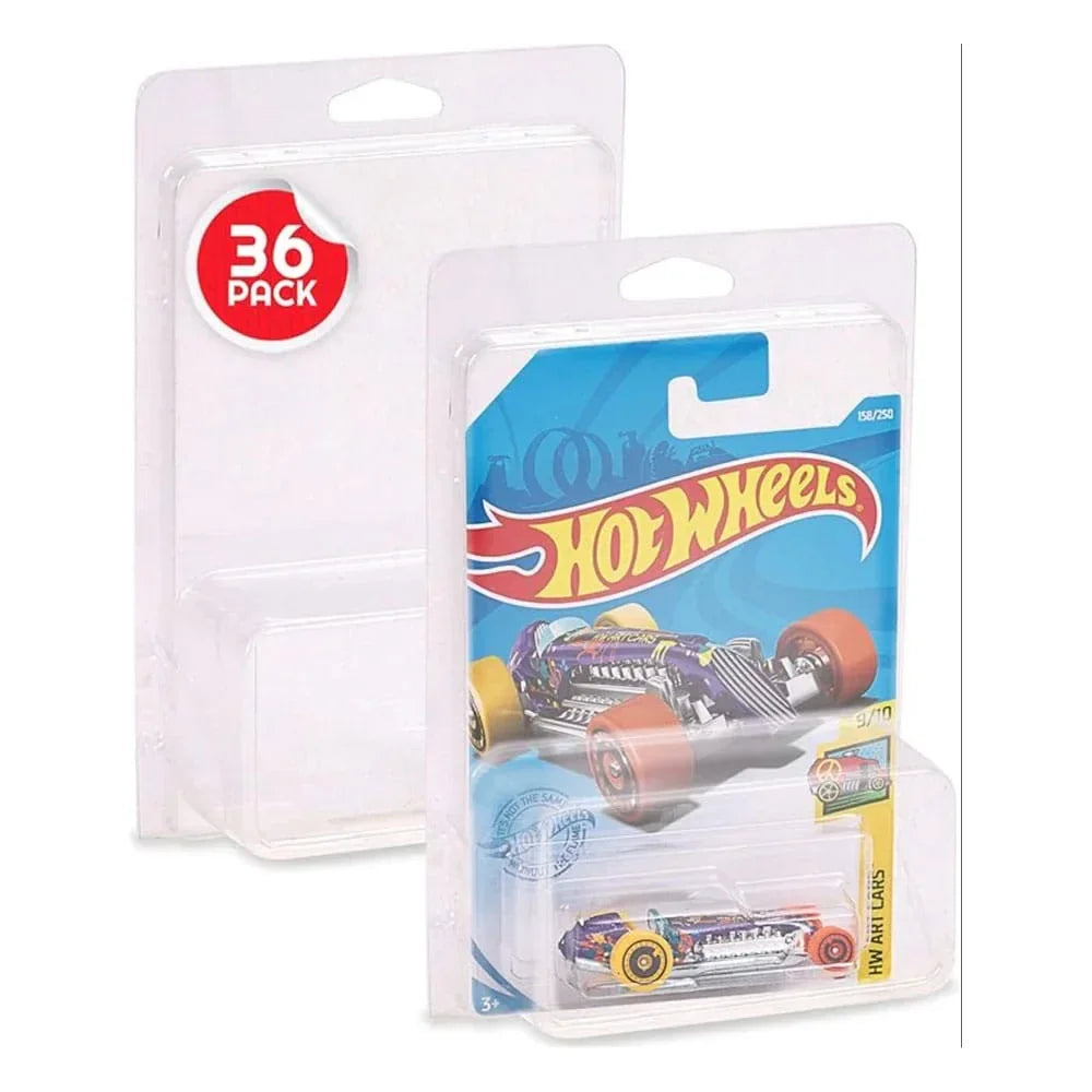 Hot Wheels Blisters 36-Pack för Långt Kort Mainline