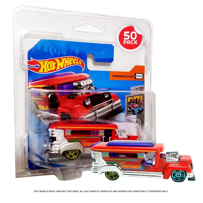 Hot Wheels European Series PET Blisters 50-Pack för Kortkort Evoretro